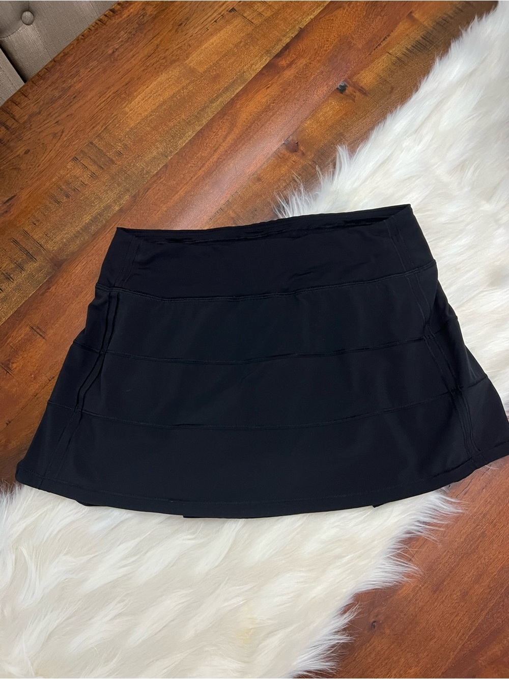 Lululemon Pace Rival Skirt Black Size 4 - Picture 2 of 5